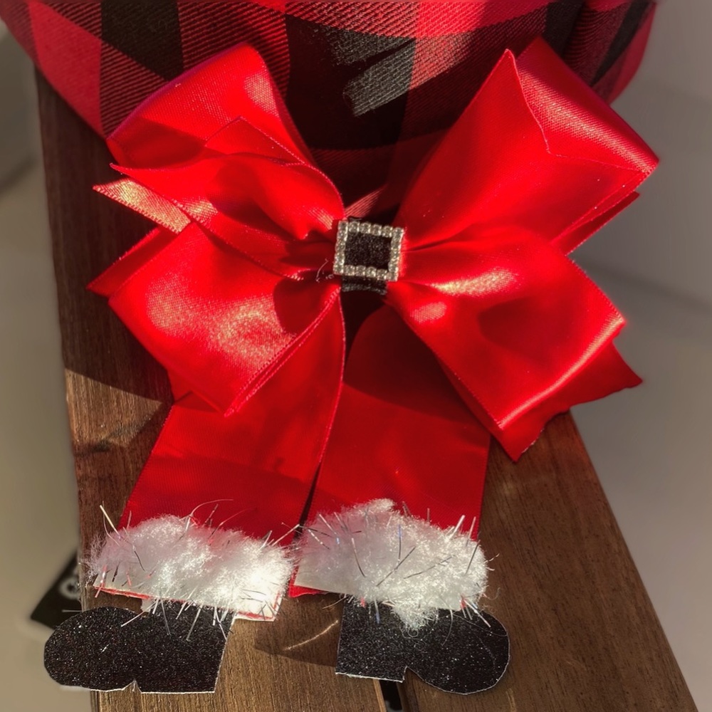 HANDMADE 🎅🏻Santa bows! 🎅🏻 Christmas bows